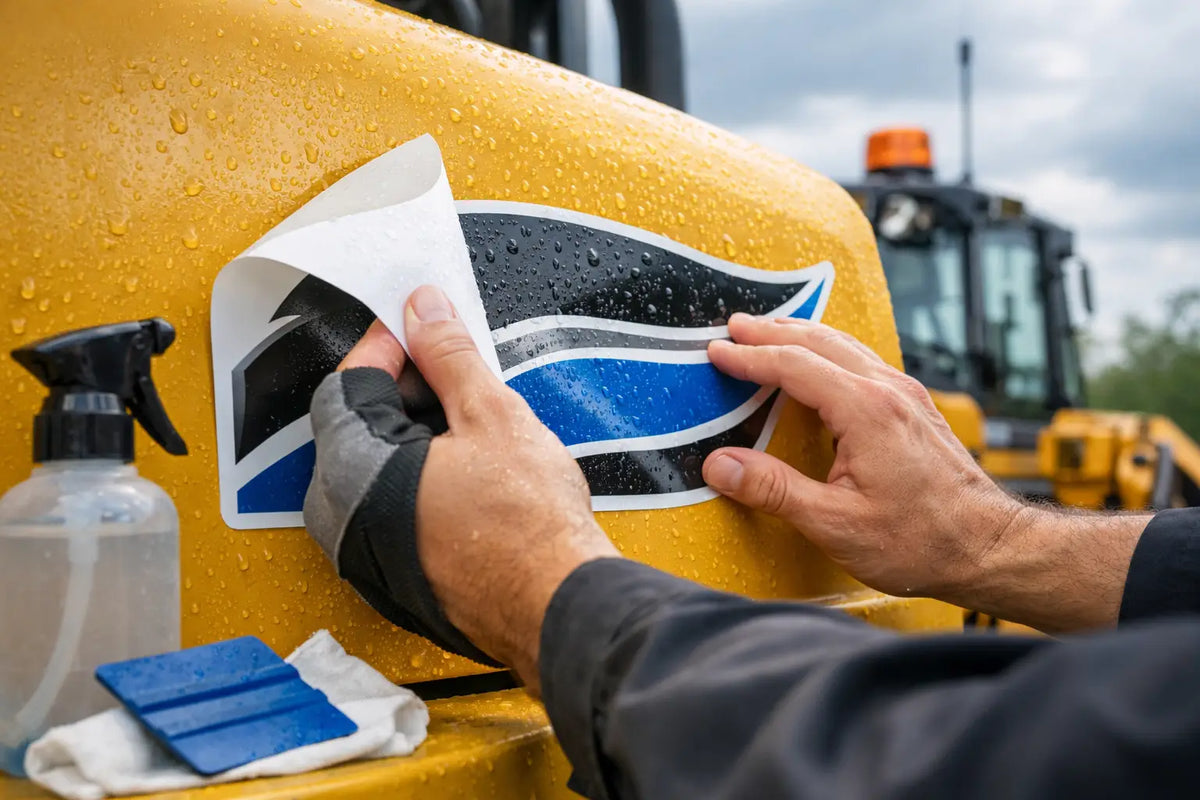 Weatherproof Vinyl for Equipment Decals That Last