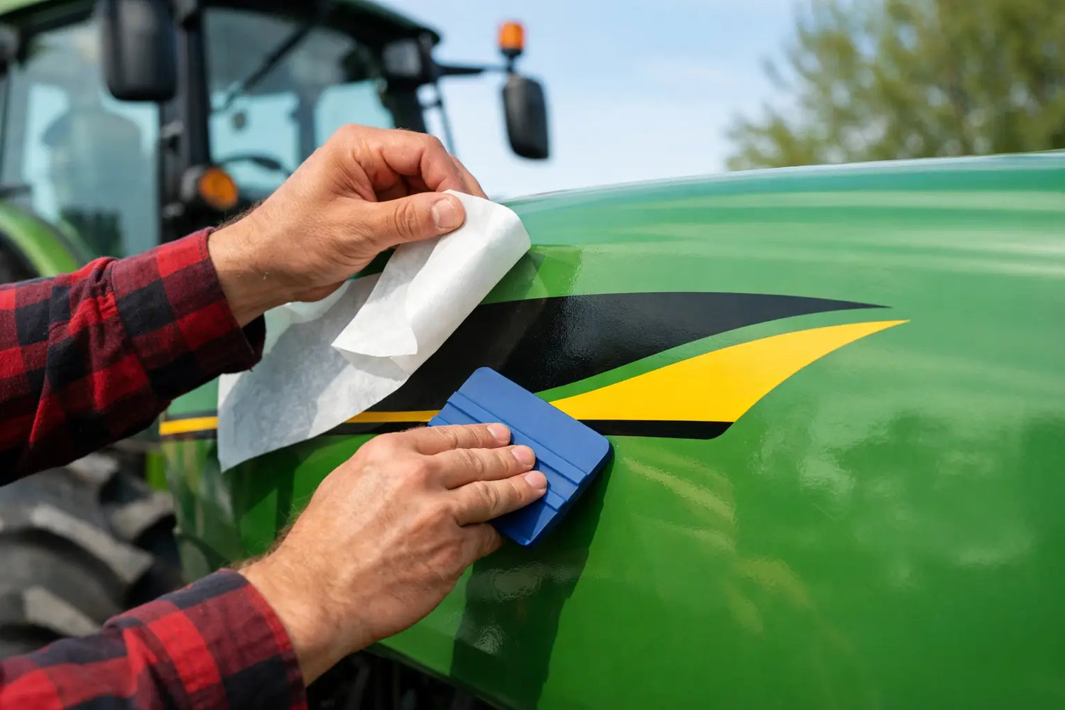How to Apply Tractor Decals for a Clean Finish