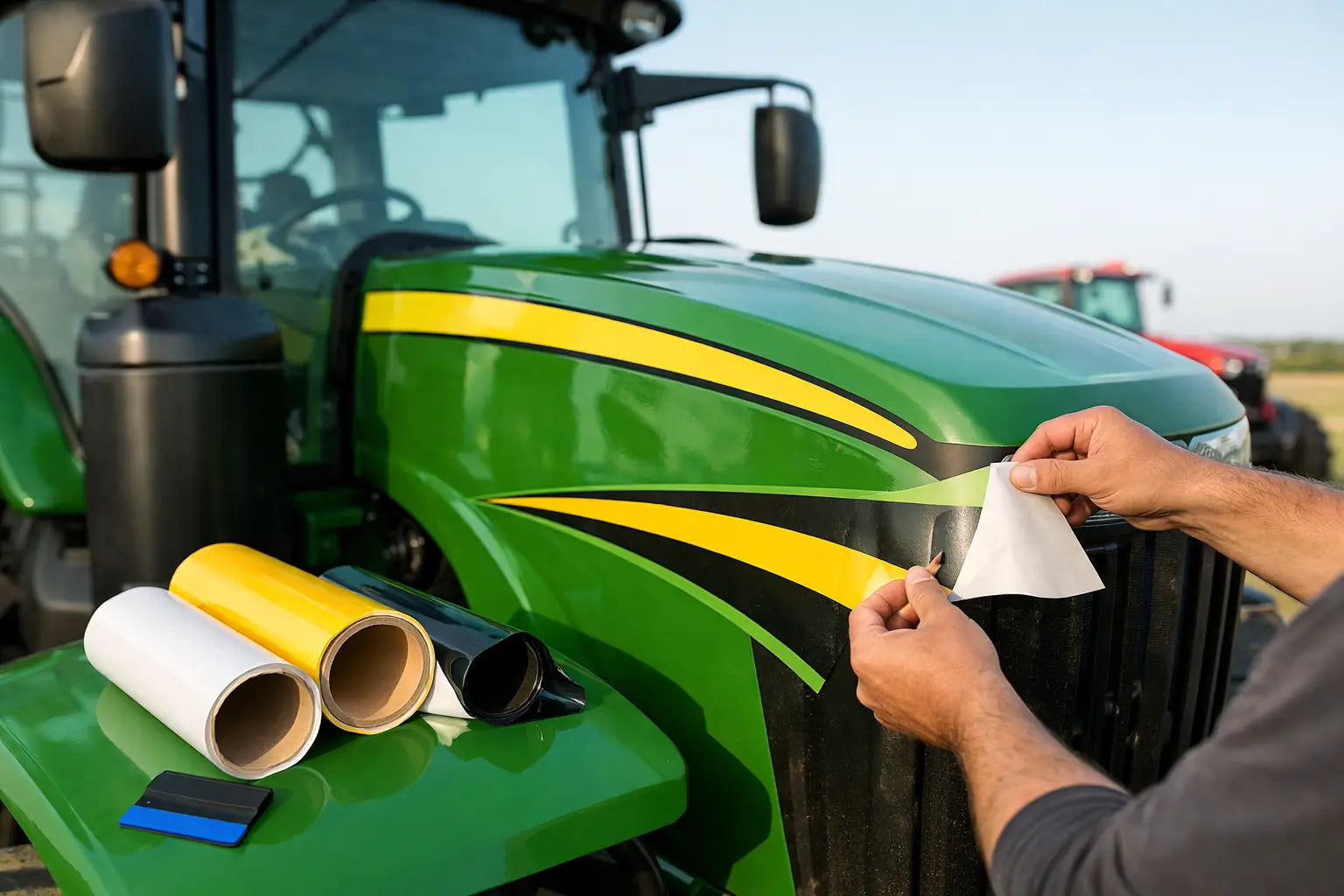 Tractor Decals That Restore Value and Visibility