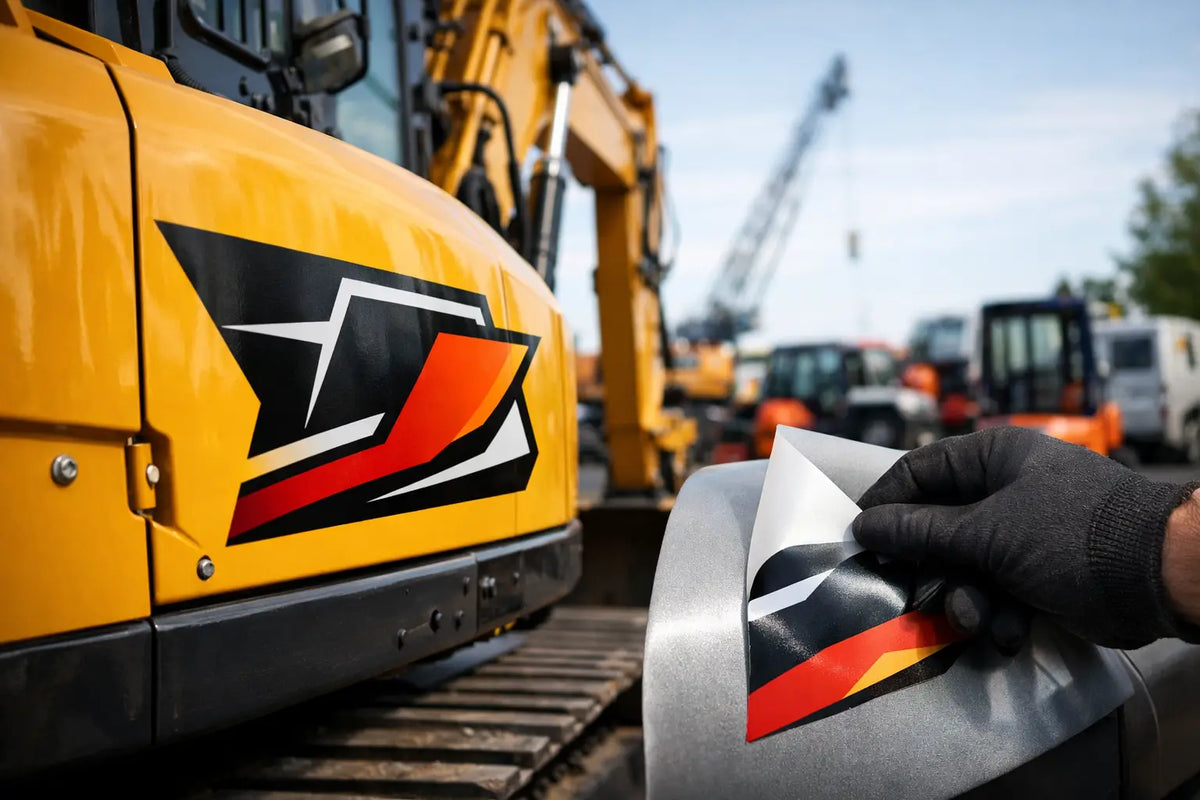 Custom Vinyl Decals for Equipment That Last