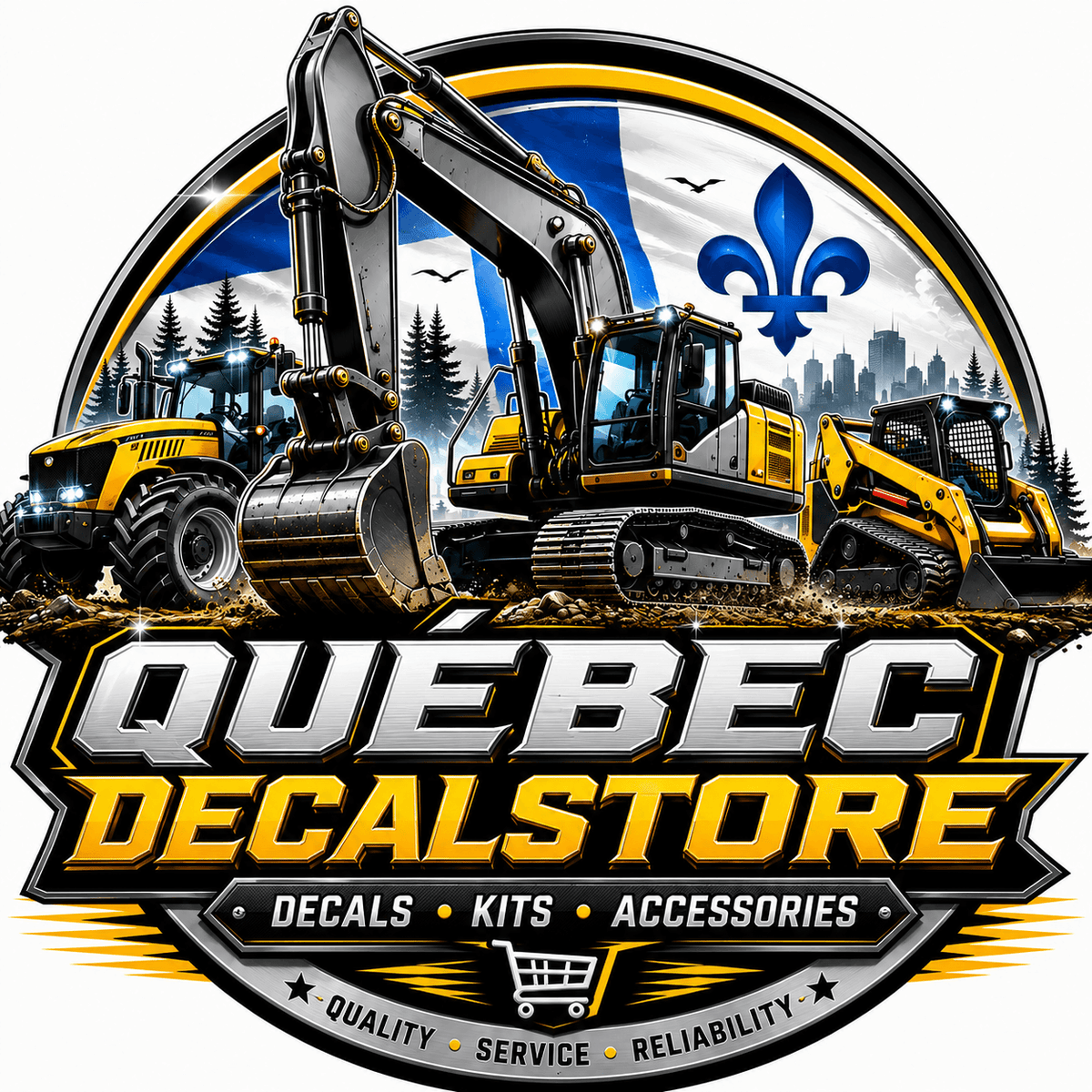 Exemples de produits Véhicules et pièces - QuébecDecalstore