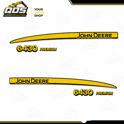 John Deere 6430 Premium Decal Kit / Kit Complet de DécalcomaniesQuébecDecalstore