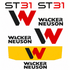 Kit Complet de décalcomanies en Vinyle Imperméable pour Waker Neuson ST31QuébecDecalstore