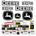 Kit complet de décalcomanies Imperméable pour John Deere 317GQuébecDecalstore