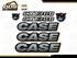 KIT COMPLET DE DÉCALCOMANIES POUR EXCAVATRICE CASE 130DQuébecDecalstore