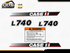 KIT COMPLET DE DÉCALCOMANIES POUR FRONT LOADER CASE L740/L745/L735QuébecDecalstore