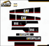 KIT COMPLET DE DÉCALCOMANIES POUR UN BULLDOZER CATERPILLAR D5G XL / ANNÉE 2000 ET PLUSQuébecDecalstore