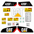 Kit complet en Vinyle Imperméable, reproduction originale pour Caterpillar Backhoe 420F2 ITQuébecDecalstore