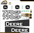 KIT COMPLET POUR NIVELEUSE JOHN DEERE 770GP Decal Kit / Kit Complet de DécalcomaniesQuébecDecalstore