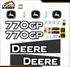 KIT COMPLET POUR NIVELEUSE JOHN DEERE 770GP Decal Kit / Kit Complet de DécalcomaniesQuébecDecalstore