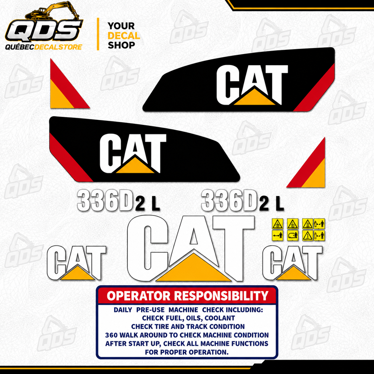 AFTERMARKET-DEKORSATZ FÜR CAT 336D2L BAGGER