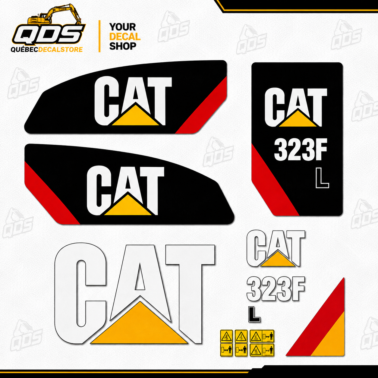 AFTERMARKET DECAL KIT FOR CAT