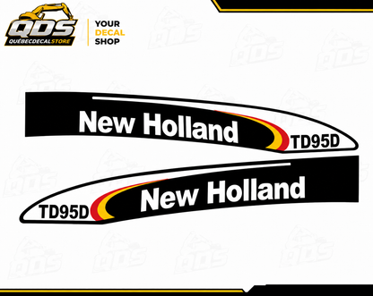 JUEGO COMPLETO DE CALCOMANÍAS PARA NEW HOLLAND TD95D